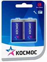 Элемент питания Космос R14 (блист.2 шт) C солевая (батарейка) картинка 